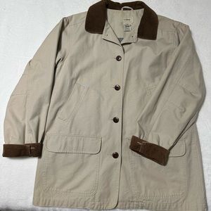 L.L. Bean Adirondack Barn Coat Flannel lined